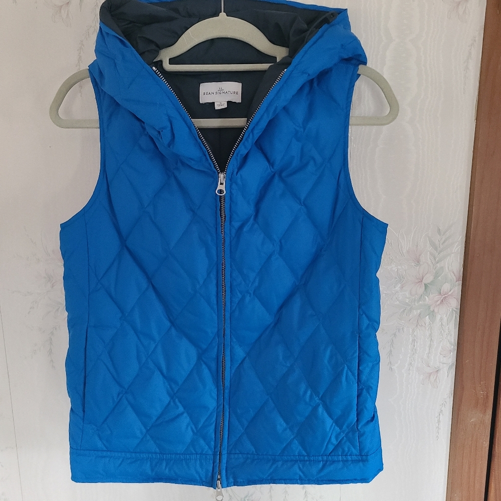 Jean Pierre Blue Quilted Women's Vest